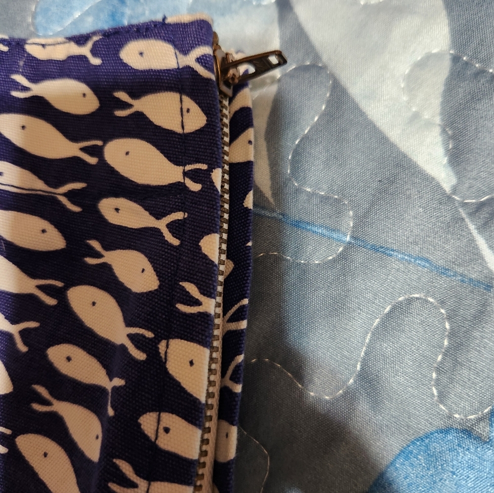 Garnet Hill Blue and White Mini Skirt - Picture 5 of 11